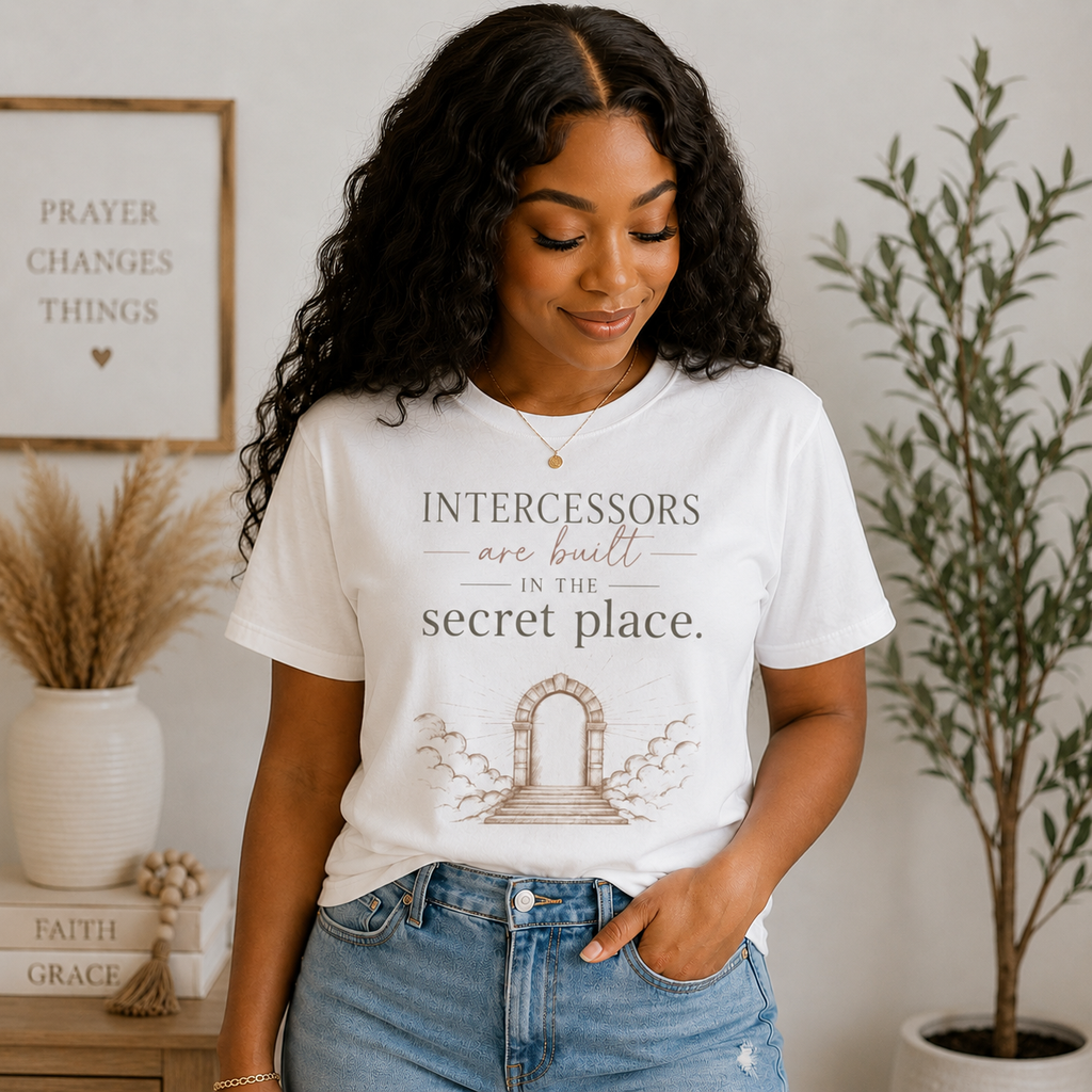 Intercessors Are Built in the Secret Place T-Shirt